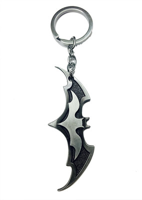 

styledose Double Batman Silver Keychain Key Chain