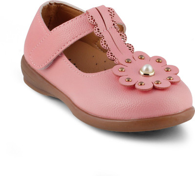 

KITTENS Girls Velcro Ballerinas(Pink