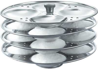 

Moforce BEEzy stainless steel 4 plates Standard Idli Maker(4 Plates , 16 Idlis )