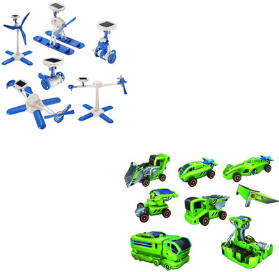 

ShopMeFast Combo 6 in 1 And 7 In 1 Educational Solar Energy Kit - DIY (Multicolor)(Multicolor)