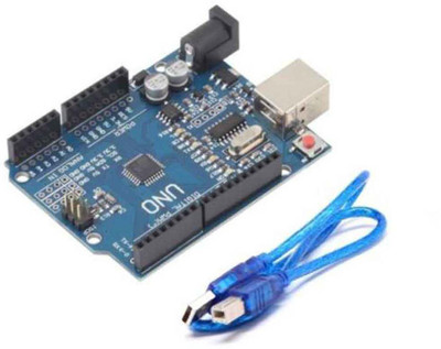 

Adraxx Arduino. Uno R3 Compatible Atmega328P Development Board SMD Version With Cable(Blue)
