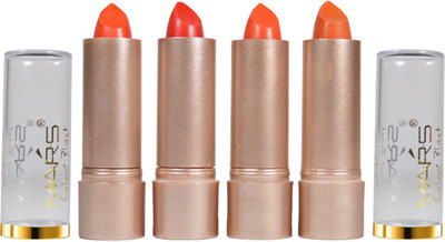 

Mars Color Blast Orange Shade Glossy Lipsticks(Orange, 4.5 g)