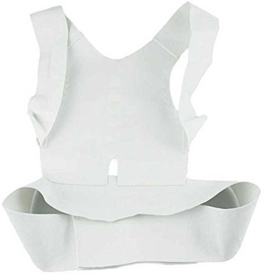 

ROYALDEALSHOP 1Pc Medical clavicle correction tape Hunchback posture correction device Fixation belt(White
