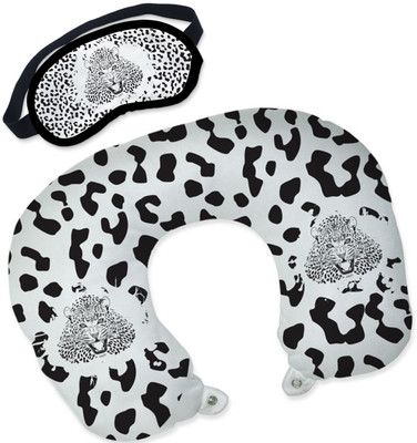

Right travel pillow /eyemask Neck Pillow & Eye Shade(BLACK, white)