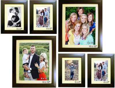 

Trends on Wall Acrylic Photo Frame(Brown, 6 Photos)