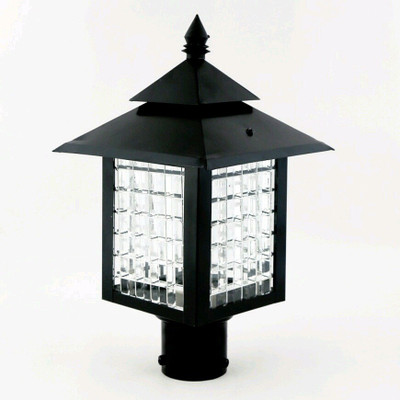 PR Prashant PR_jonshan_medum Gate Light Outdoor Lamp(Black)