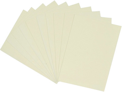 

Paraspapermart A4 Cream Eva Foam Sheet PAper 2mm Thickness Pack of 5 Sheet Plane Sheet A4 Craft paper(Set of 1, Cream)