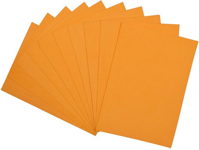 

Paraspapermart A4 Orange Eva Foam Sheet Paper 2mm Thickness Pack of 5 Sheets Plane Sheet A4 Craft paper(Set of 10, Orange)