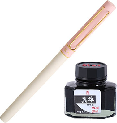 

Giftvenue Yiren 3581 Pink Exclusive Designer Ink Pen Gift Set with Free Hero Ink Bottle(Pack of 2)