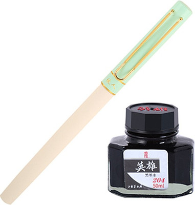 

Giftvenue Yiren 3581 Green Exclusive Designer Ink Pen Gift Set with Free Hero Ink Bottle(Pack of 2)