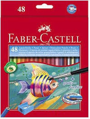 

Faber-Castell Aquarelle Water Colour Pencil Pencil(Multicolor)