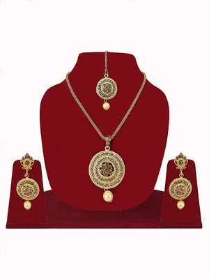 Fully Stone Jewel Set(Gold) Flipkart