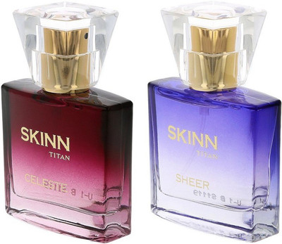 

Skinn by Titan Sheer and Celeste Eau de Parfum - 50 ml(For Women)