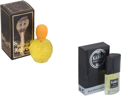 

Carrolite set of 2 Cobra-Kabra black Eau de Parfum - 20 ml(For Men & Women)