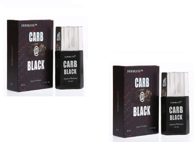 

Carrolite set of 2 Carb Black Formless Eau de Parfum - 20 ml(For Men & Women)