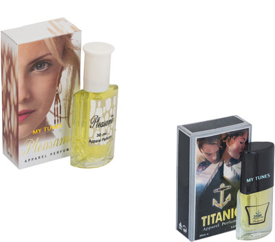 

Carrolite set of 2 Pleasame-Titanic Eau de Parfum - 20 ml(For Men & Women)