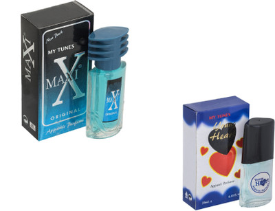 

Carrolite set of 2 Maxi Blue-Younge Heart Blue Eau de Parfum - 20 ml(For Men & Women)