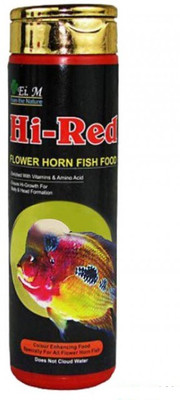 

Pawsitively Best Quality Hi Red Flower Horn Fish Food - 240 gm 240 g Dry Fish Food