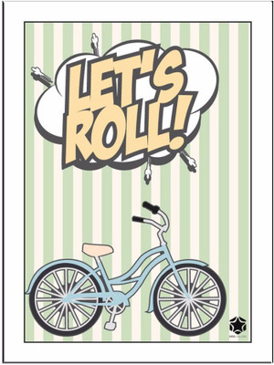 

Let’s Roll Paper Print(11.69 inch X 8.27 inch, Framed)