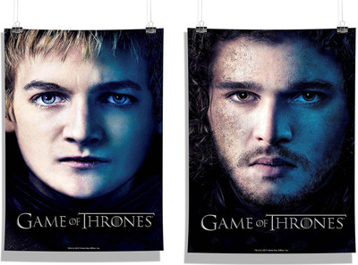 Game Of Thrones- Joffrey Double & Jon Double wall Decore Poster Paper Print(18 inch X 12 inch, Rolled)