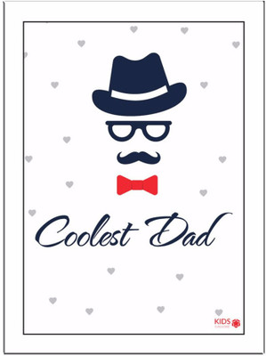 

Coolest Dad Paper Print(11.69 inch X 8.27 inch, Framed)
