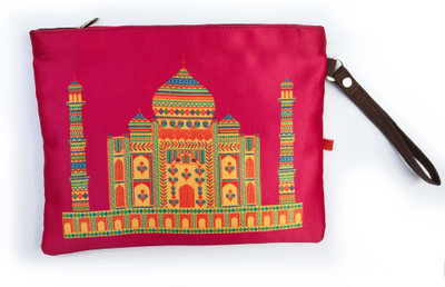 

anartline Pink Taj PrintedPouch Pouch(Pink)