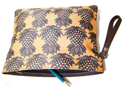 

anartline Printed Pouch pinapple 1 Pouch(Yellow)