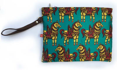 

anartline Horse Printed Pouch Pouch(Blue)