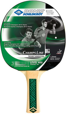 

Donic Young Champ 400 Black Unstrung Table Tennis Paddle
