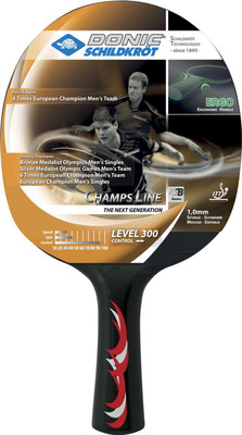 

Donic Young Champ 300 Black Unstrung Table Tennis Paddle