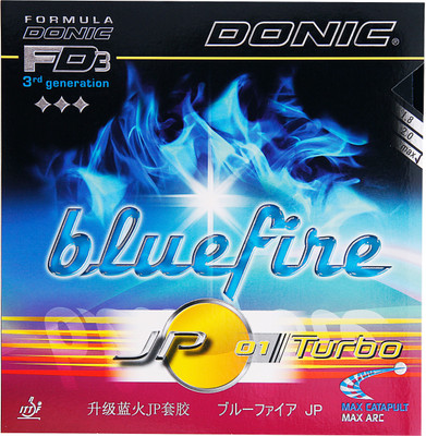 

Donic Blue Fire JP 01 Turbo Black 3.9 mm Table Tennis Rubber(Black)