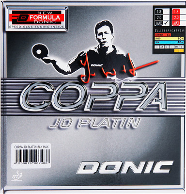

Donic Coppa Jo Platin Max Table Tennis Rubber(Black)