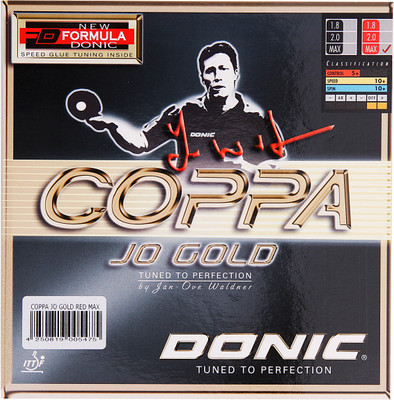 

Donic Coppa JO Gold Max Table Tennis Rubber(Red)