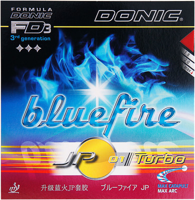 

Donic BlueFire JP 01 Turbo Red 3.9 mm Table Tennis Rubber(Red)