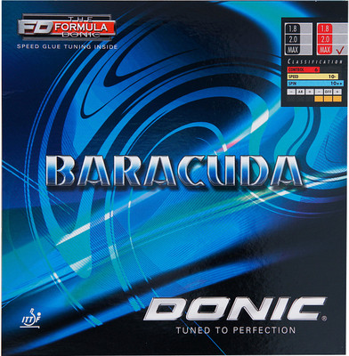 

Donic Barracuda 11.3 mm Table Tennis Rubber(Red)