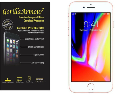 

Gorilla Armour Impossible Screen Guard for Apple iPhone 8 Plus F&B, Transparent