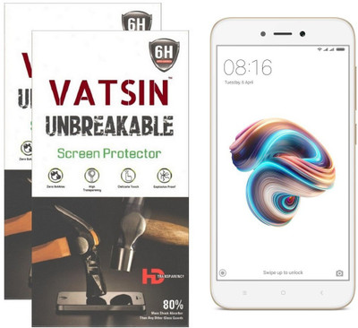 

Vatsin Impossible Screen Guard for Mi Redmi 5A, Transparent