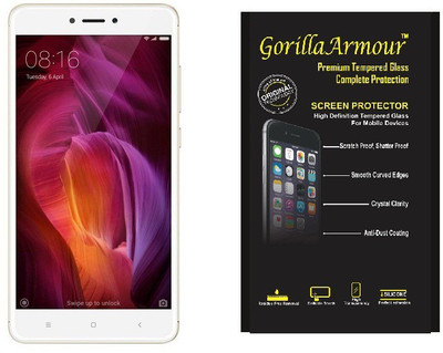 Gorilla Armour Tempered Glass Guard for Mi Redmi Note 4(Pack of 1)