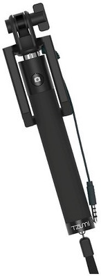 

RATAN TELECOM Cable Selfie Stick(Black)