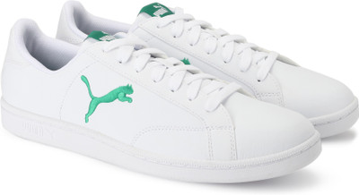 

Puma Smash Cat L Sneakers For Men(White, Puma white-verdant green