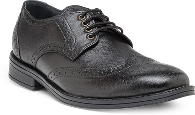 

Teakwood leather shoes Derby For Men(Black