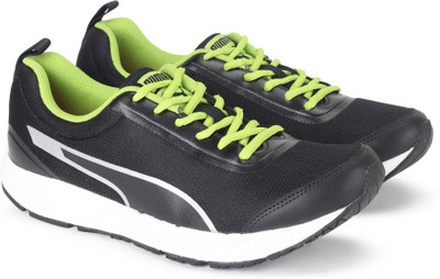 

Puma Rafter II IDP Running Shoes For Men(Black, Green, Puma black-limepunch-puma silv