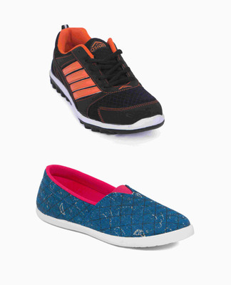 

Asian Women's Combo Pack of 2 sports and casual shoes Casuals For Women(Multicolor