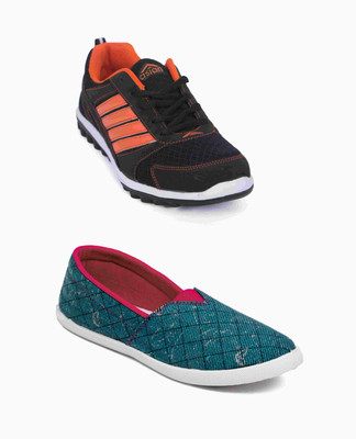 

Asian Women's Combo Pack of 2 sports and casual shoes Casuals For Women(Multicolor