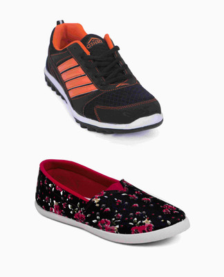 

Asian Women's Combo Pack of 2 sports and casual shoes Casuals For Women(Multicolor