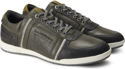 

Levi's Austin Bolaro Sneakers For Men(Olive, Black, Grey