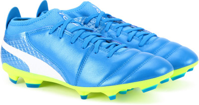 

Puma ONE 17.2 FG Football Shoes For Men(Multicolor, Atomic blue-puma white-safety yellow