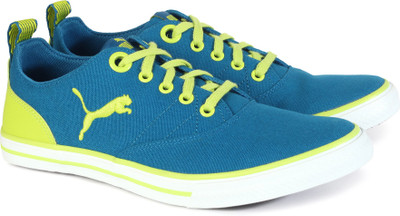 

Puma Slyde DP Sneakers For Men(Blue, Mykonos blue-nrgy yellow-white
