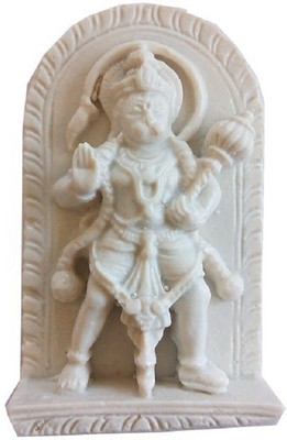 

salvus app solution Decorative Showpiece - 8 cm(Marble, White)