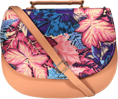 

Bizarre Vogue Women Casual Orange PU Sling Bag